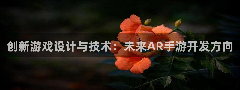 恒盛娱乐app:创新游戏设计与技术:未来AR手游开发方向